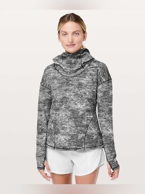 Lululemon Forever Endeavour Long Sleeve Rulu Cowl Neck Pullover Size 8